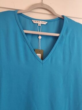 Trina Turk V-Neck Country Club Dress, Size M, NWT